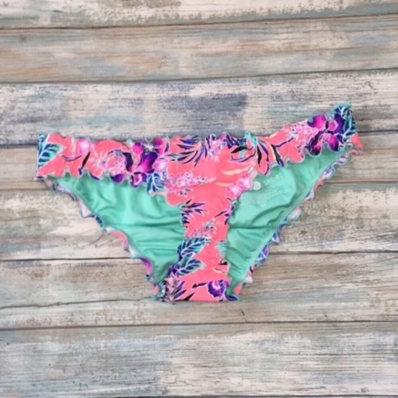 Shade & Shore Other - Shade & Shore Pink Cheeky Bikini Bottoms